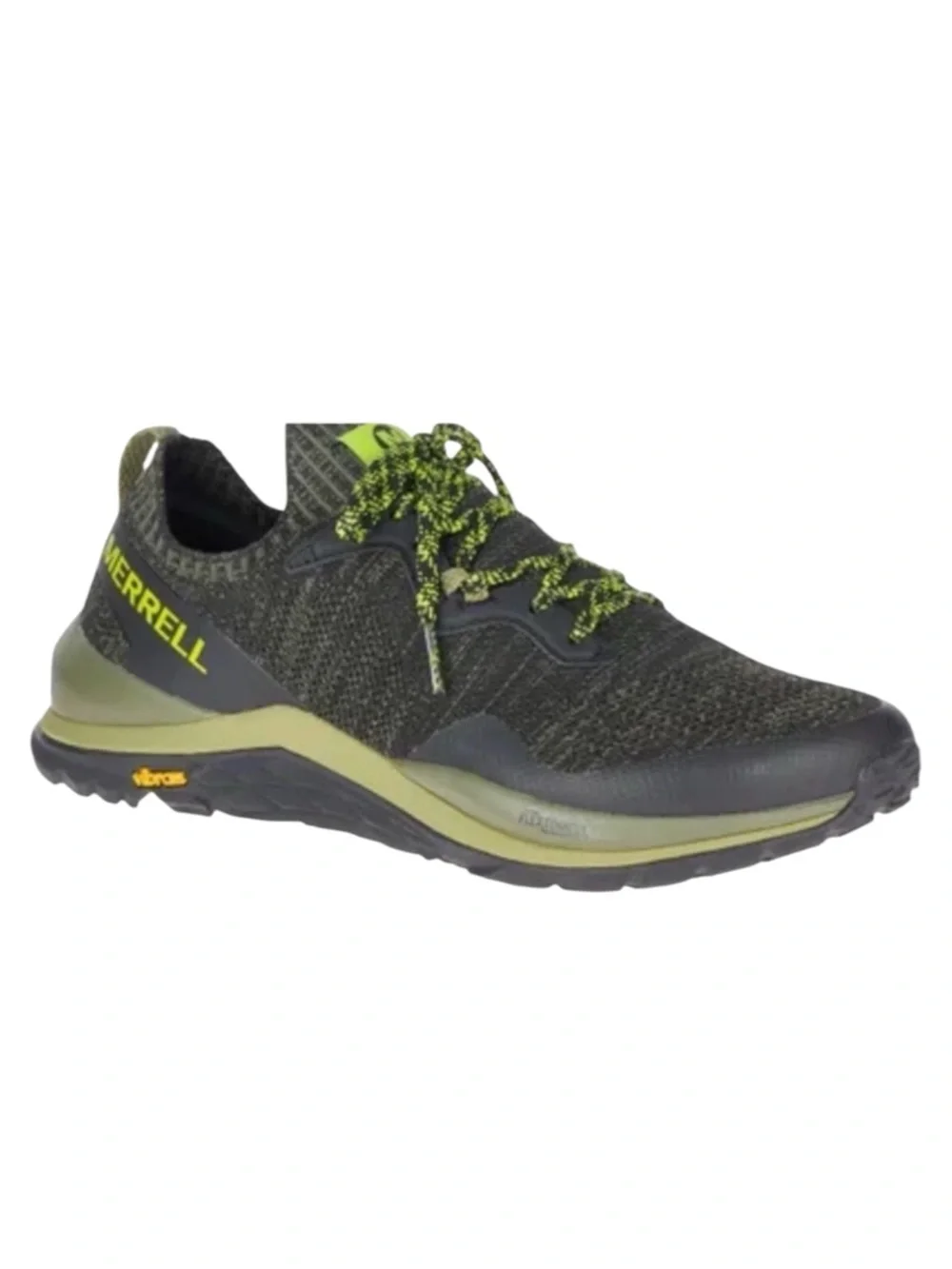MERRELL Men’s MAG-9 Running Shoes in Olive Size 8.5 — Very Gently Worn